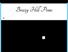 Tablet Screenshot of breezyhillpoms.com